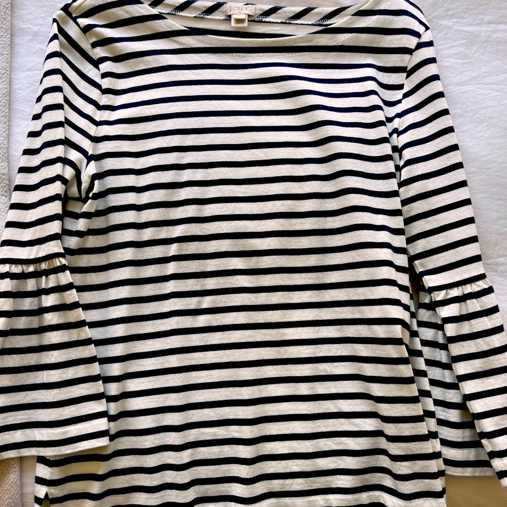 J crew stripped top